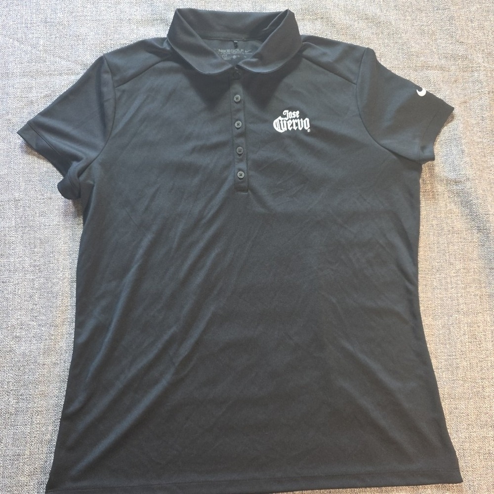 Nike Golf Shirt Womens Dri Fit Polo Jose Cuervo Embroidered XL Size